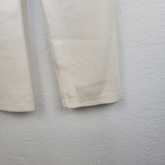 Aritzia Wilfred The Melina Super High-Rise Vegan Leather Pant White Cream 8 - Picture 14 of 16